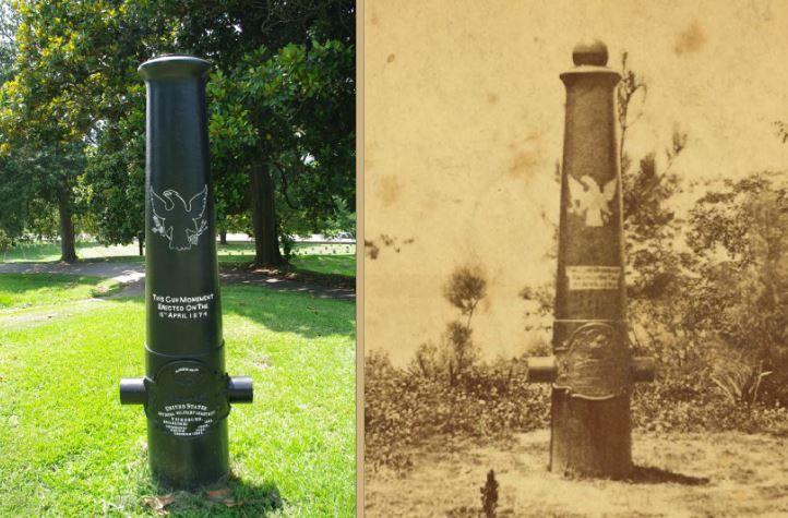 CivilWarTalk's tweet photo. 24 pounder seige gun memorial Vicksburg NMP | Cannons & Artillery https://t.co/tiUnBJ7H6x #Civilwartalk #civilwarartillery #24pounder #siegegun https://t.co/MrcUhIT4uZ