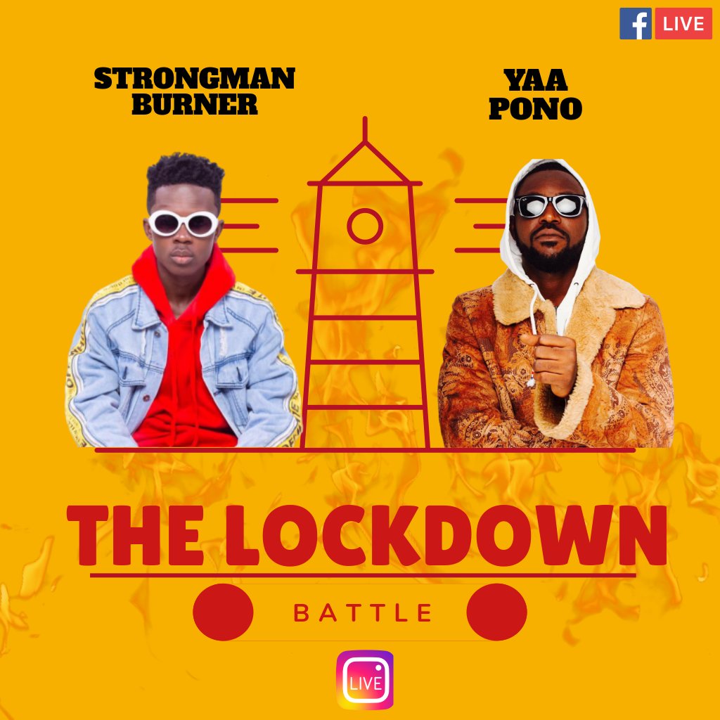 rhymesonny's tweet photo. Its the #Lockdown #Battle between @StrongmanBurner and @ponobiom 
No more arguments.. 
Referees:
@kwadwosheldon
@Magraheb
@dkbghana

Match Commissioners.. 
@wanlov 
@AbeikuSantana 
@Kwameaplus 
Please set the date and time .. 

#Strongempire #UptownEnergy #QuarantineDiaries https://t.co/X3tIKHMkNl