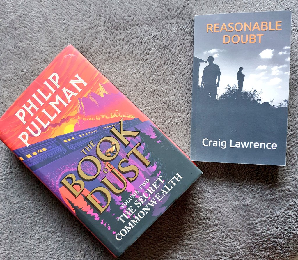 TommyA13's tweet photo. These arrived today. Each eagerly anticipated. Having read books from both author (equally brilliant) I'm not sure which one should go first. Help? @PhilipPullman @J_CraigLawrence #IsolationLife #isolationbookclub https://t.co/t6aVTz9Z4i