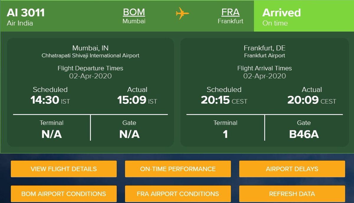 AI 3011(VT-ALX) Boeing 777-333 ER named Sikkim at 03:09 PM andAI 3009 (VT-ALN) Boeing 777-337 ER named Jammu and Kashmir at 03:11 PM within 2 minutes of each otherGraphics  @flightstats