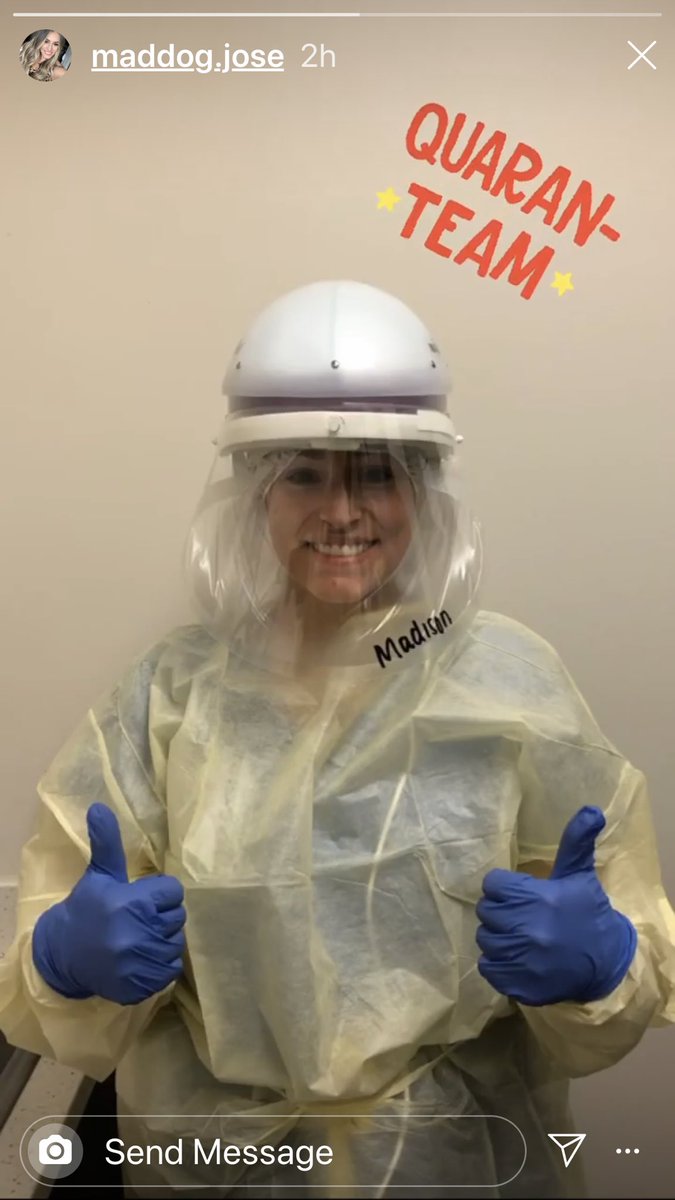 dmariemoo's tweet photo. This is one of the many heroes fighting this battle, my hero, @MadisonMooring, let’s put an end to this and win!! #Covid19 #TODAYSHEROES https://t.co/t9RfncEOUZ