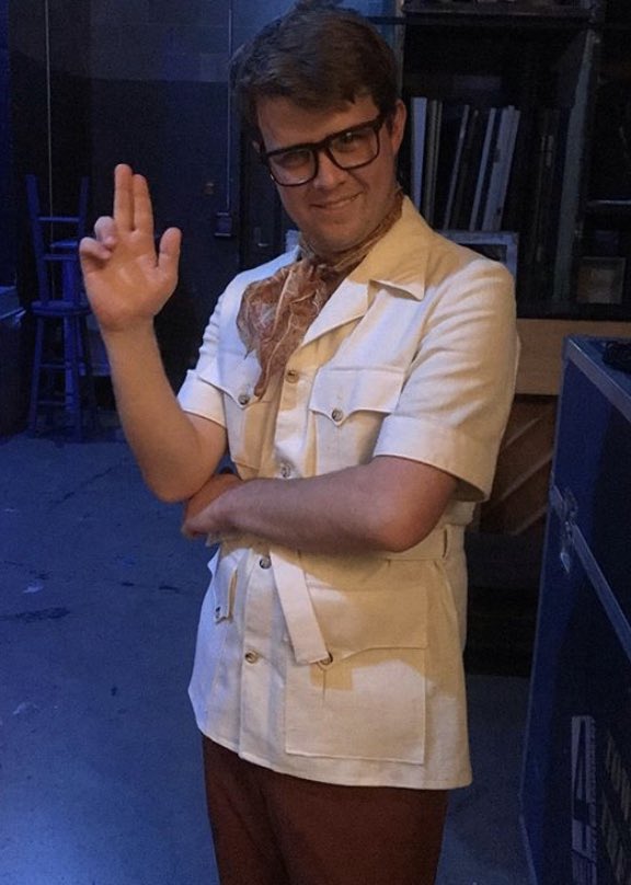 oh hi also this INCREDIBLE outfit sported by our one and only Sam Pomerantz as Joe
