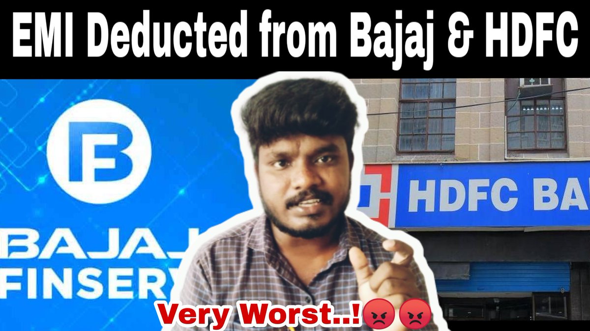 vijay_nagarajan's tweet image. youtu.be/CdExV0cumSQ
If anyone got Emi deducted from ur account.. Watch this.. #EMIMoratorium #Indiabulls #Bajajfinance #bajajfinserv #cashbean #kreditbee