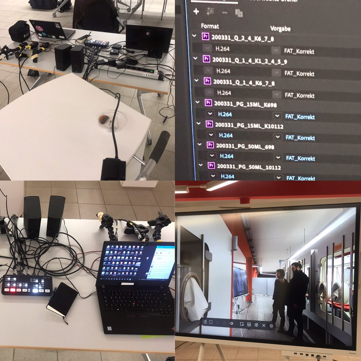 Auch während dieser Krise helfen wir unseren Kunden ihren Arbeitsalltag digital zu transformieren und dadurch wie gewohnt fortzusetzen. #StrongerTogether 

z.B. mit einer digitalen Werksabnahme mit 18 Kameras für @SyntegonGlobal am Standort in #Crailsheim.