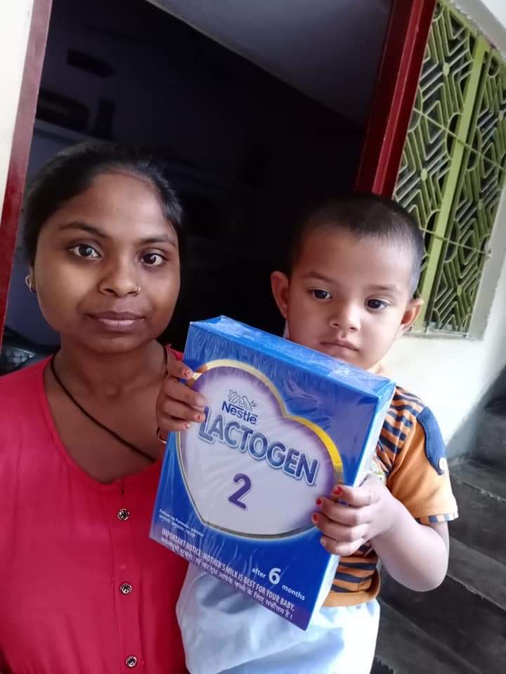 FoundationLadli's tweet photo. @NestleIndiaCare  @NestleIndia FYI @FoundationLadli Distributed #Lactogen #BabyMilk #Powder fr Aprox #500 #Underpriviledged New BornBabies &amp; #SanitaryKits in  Ambedkar Ngr #Slum During #lockdown Wth Support of @DCPSouthDelhi @DelhiPolice @PMOIndia @HelenClarkNZ @ANI @MinistryWCD https://t.co/7YDptt1Wiy