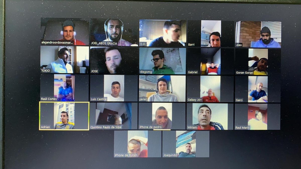 carinenacd's tweet photo. ¡Charla previa al partido de hoy! #YoMeQuedoEnCasa https://t.co/HyX4fmnmIl