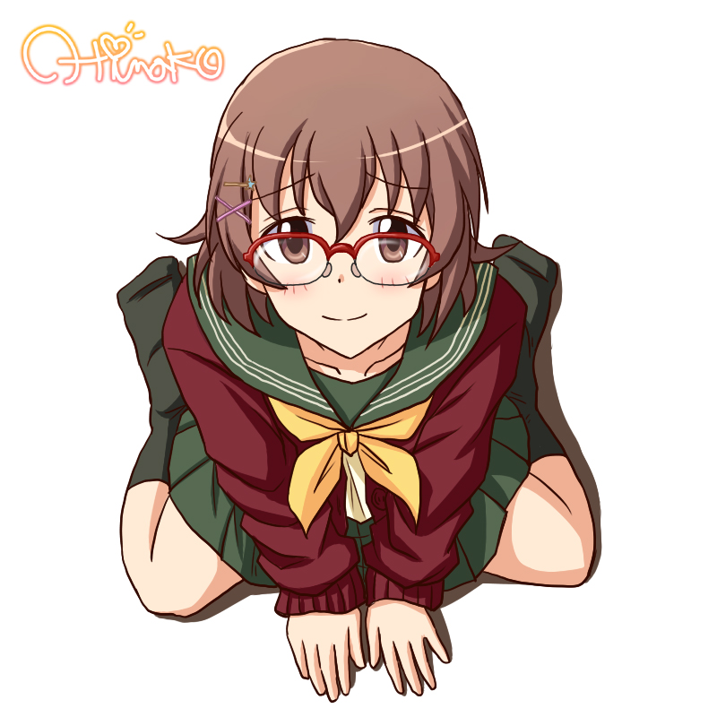 「日菜子はぴば。
最近普通に美少女顔してるけど、一番好きなのは流しそうめんやってる」|ゆいれそのイラスト