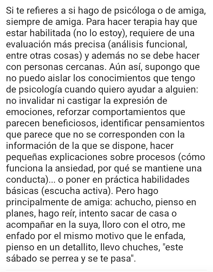 psidenisa's tweet photo. Sobre si los estudiantes de psicología ayudamos a los amigos como amigos o como psicólogos: https://t.co/0O4GkFm6Yt https://t.co/21YIAiSmfa