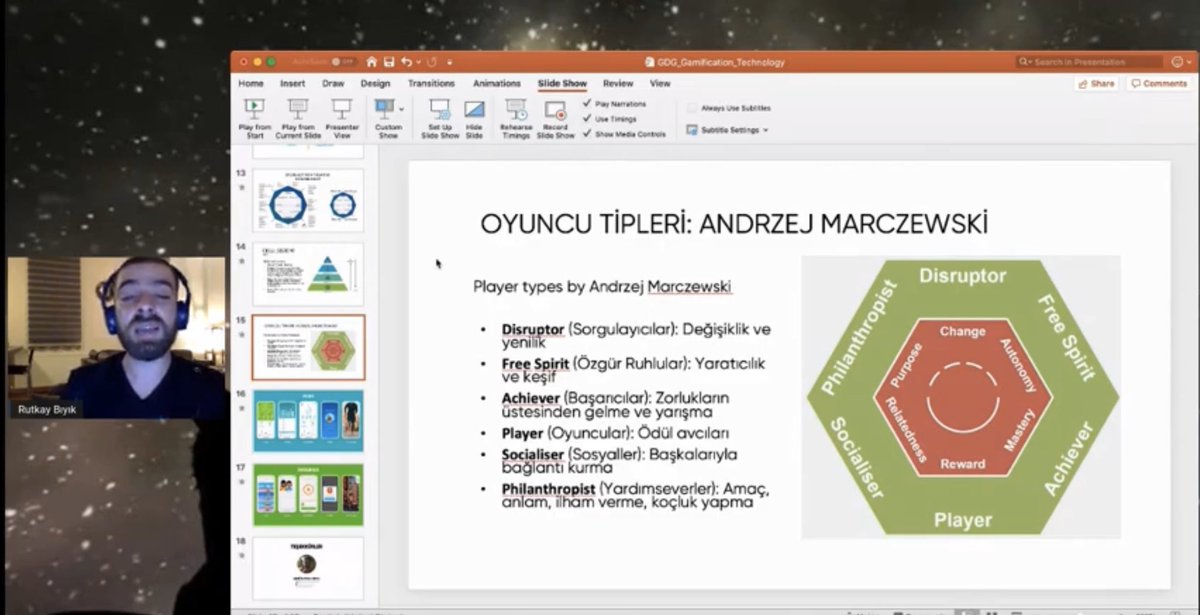 faridaelchuzade's tweet photo. Player types by Andrej Marczewski:

•Disruptor
•Free Spirit
•Achiever
•Player
•Socialiser
•Philanthropist 

Link: https://t.co/tXoRkSJI1Z

@GDGCloudIst @googledevs @arutkayb 

#gamification #gamedesign #playertypes #gamers #designthinking #games https://t.co/pNqj7hO5g6