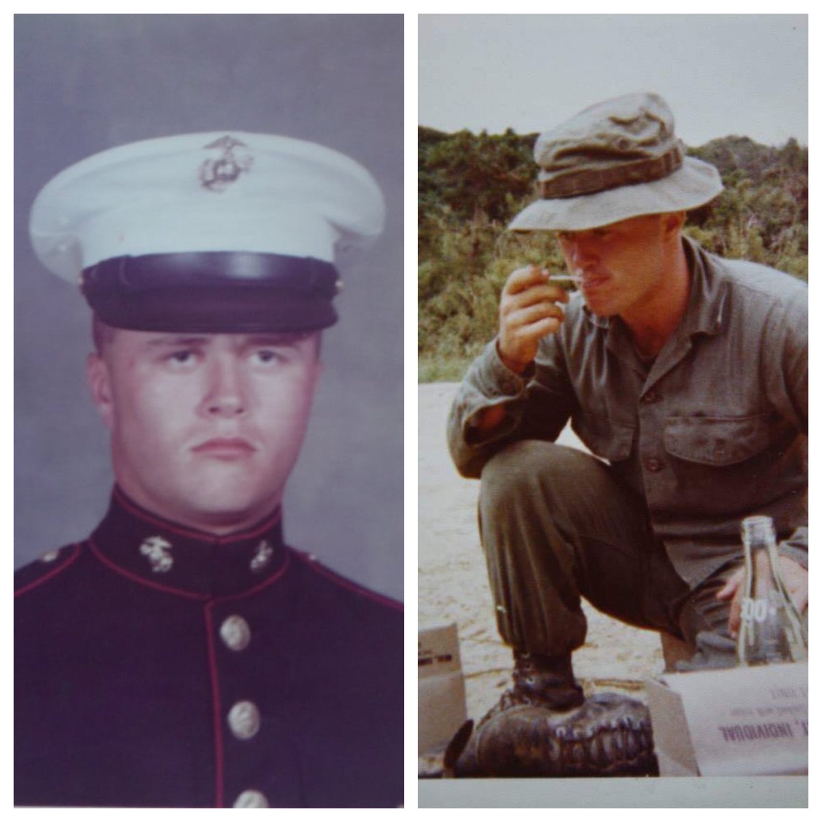  #SouthieVeterans1) CPL Kevin Conroy USMC 3rd Engineer Bn, 3rd Marine Div. & 7th Bn, 1st FSST. Okinawa & Camp Pendleton, CA 1975-782) CPL Paul Lombard USMC - FAST (Fleet Anti Terrorism Team) & 3rd Bn / 2nd Marine Regiment. 2009-2014(Pictured with CPL Conroy)