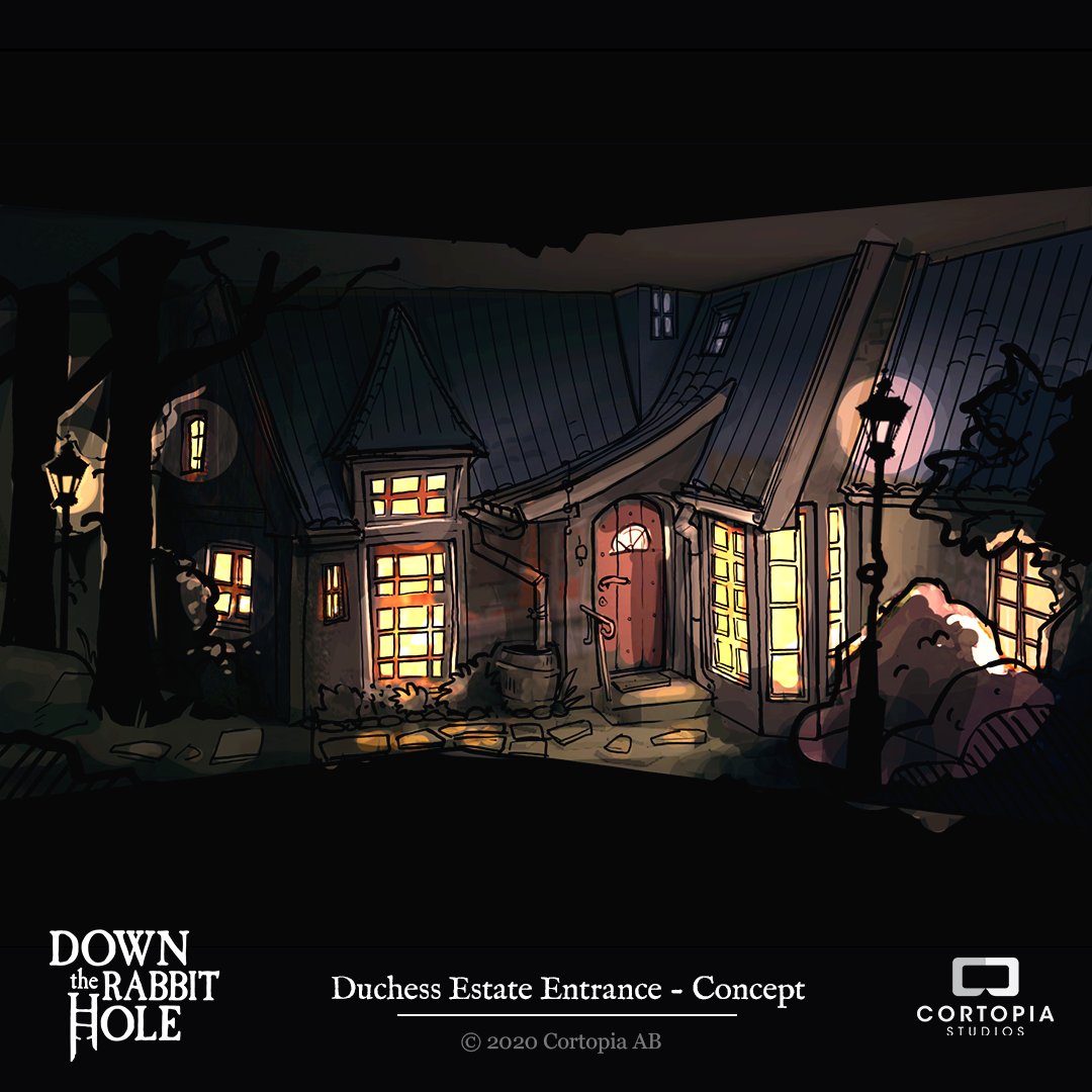 DTRH_game's tweet photo. “If I had to pick one region that I enjoyed working with the most, I would say The Duchess Estate. It takes place both indoors and outdoors, the light varies between dim and intense, and the whole estate is literally packed with details.” – Max Huusko, Concept Artist #conceptart https://t.co/OXX6A8ycX3