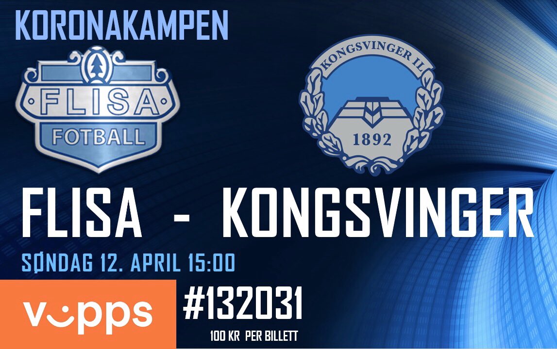 Vil du gi lokalfotballen en hjelpende hånd i spesielle tider?

Da kan du kjøpe billett til Koronakampen, en fiktiv kamp som arrangeres sammen med <a href="/KILToppfotball/">Kongsvinger IL Toppfotball</a> og flere andre lokale lag.