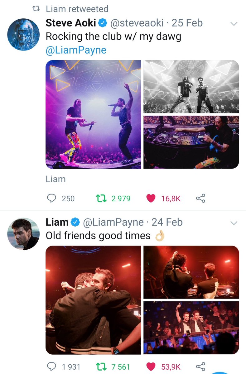 liam payne supports his friends 100%. if he loves you, he isn't afraid to show it.