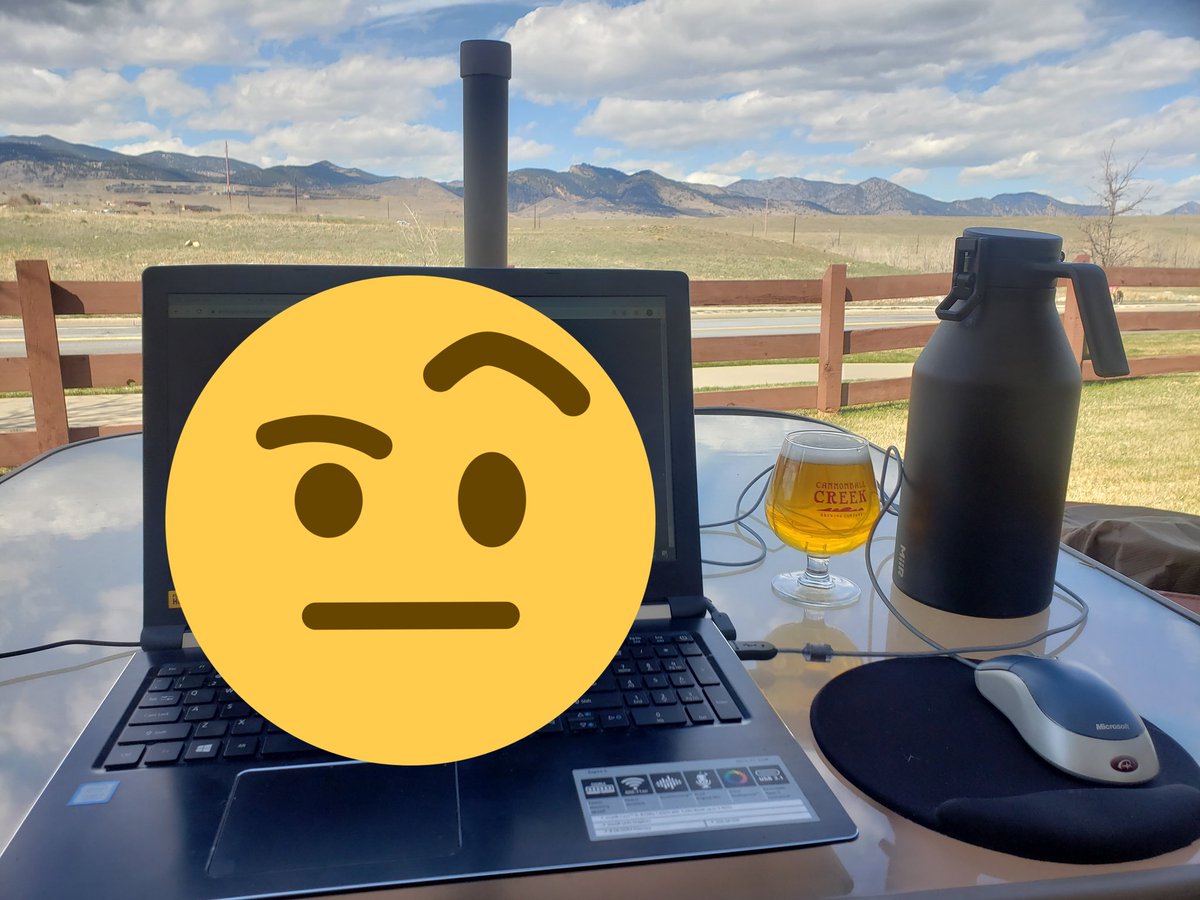 Biked this morning. Now some beer and work