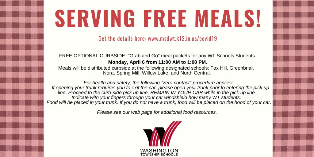 msdwt's tweet photo. Grab and Go meal packets will be distributed tomorrow as designated locations. Please see the details here:
https://t.co/LovNxXHl3d https://t.co/hTXtnxCGJ8