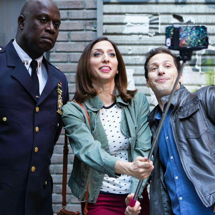 Pics of  #Brooklyn99   cast that I found on pinterest; The thread