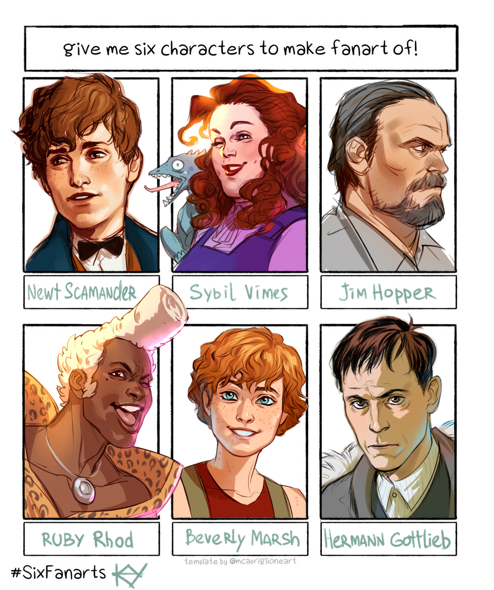 done  #SixFanarts 