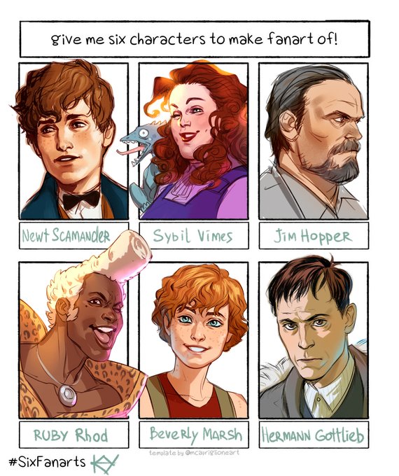 done  #SixFanarts 