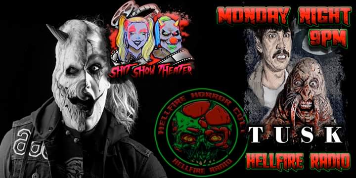 mischiefdaclown's tweet photo. Dont miss episode 3 of shit show theater with Scoops And Mischief on monday night at 9pm. They will be going over the movie tusk! Come join the hellfire horror cult! #hellfirehorrorcult #horror #tusk #shitshowtheater #nonprofithorror #weird #trippy #campyhorror #walrus https://t.co/BpD30YoSFt