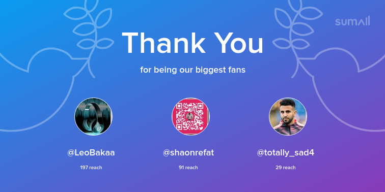 InPlayClub's tweet image. Our biggest fans this week: LeoBakaa, shaonrefat, totally_sad4. Thank you! via sumall.com/thankyou?utm_s…