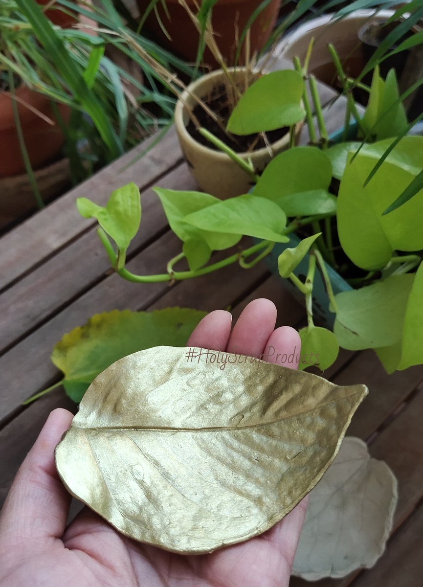 Day 12- (day 17 for me) #21DaysChallenge  #LockdownChallenge I made clay trinket dishes with leaf imprints. Mulberry & Pothos leaves are my favourite as they have bold veins & a pretty shape.  #QuarantineActivities  #DIY  #Quarantine  #arttherapy  #handmadegifts