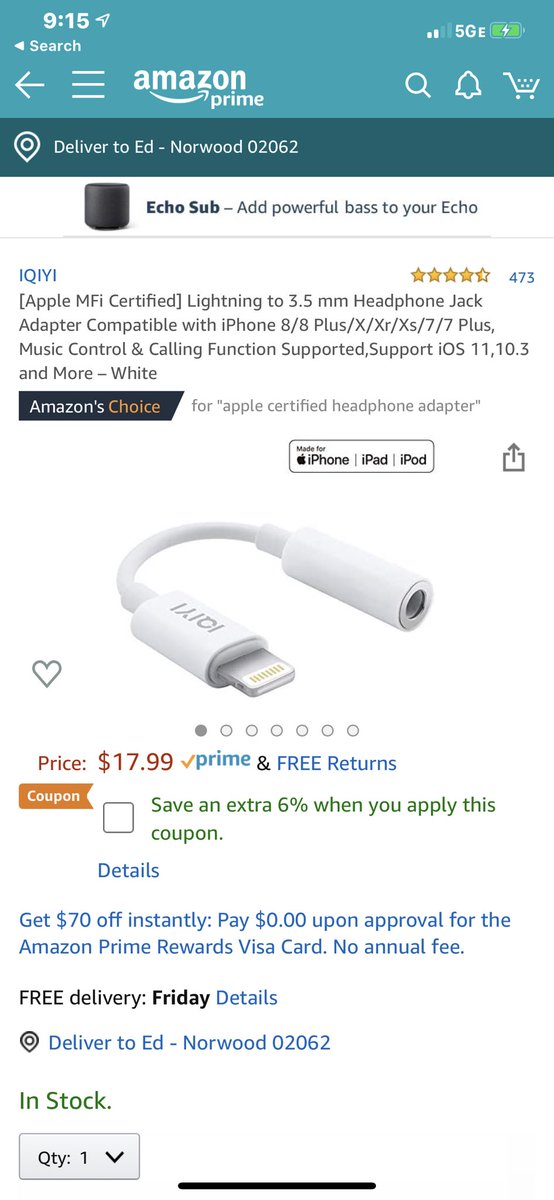 Digucator's tweet photo. Audio seems to suffer as local & national reporters broadcast on cell phones from home. High School Broadcast Teachers have Solutions ! One is Purple Panda Lav w 9.8โ ext. Req. additional official lighting adaptor for iPhone. @wbz @WCVB @NBC10 @Fox25N @10bos @7News #iPhoneAudio https://t.co/iVSXjUnRD2