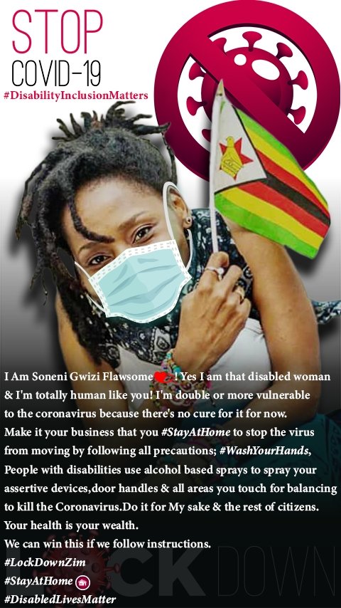 ZimYouthSDGs's tweet photo. #DisabilityInclusionMatters
#Covid19Partnerships
#SDG10 #ReducedInequalities
@IbrigRice

Proud to have shared her views on the Youth Teleconference on Covid19

#YouthWithDisability https://t.co/4fKWZkr4RH