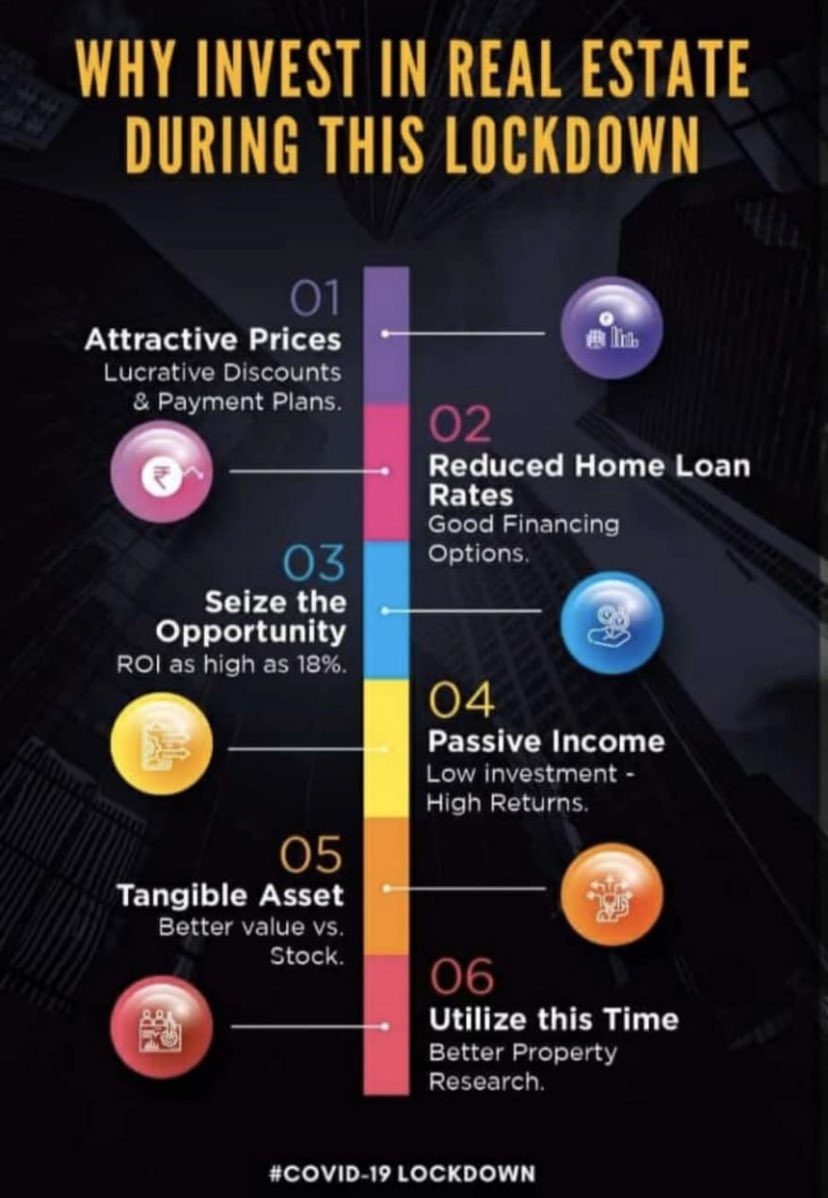PriyaGu46771412's tweet photo. #why invest in real estate π‘
#utilizethistime #tangibleasset #passiveincome #seizetheopportunity #reducedhomeloan #attractiveprices #paymentplan π€π€
@CanvasInfratech @coronaviruscare https://t.co/GhbETdbQUK