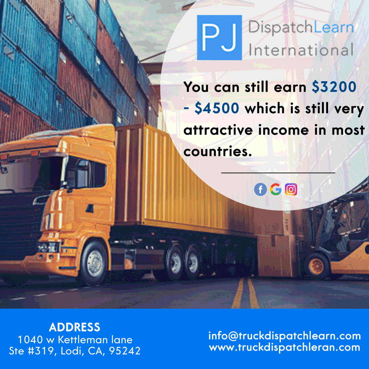 learndispatch's tweet image. Truck Dispatch Learn
Call us : 209 4987 132
Address : 1040 W kettleman lane
Ste #319, Lodi,CA,95242.
Website : info@truckdispatchlearn.com,
truckdispatchlearn.com
#Truck #dispatch #learn #In_USA #bestTruckdispatch