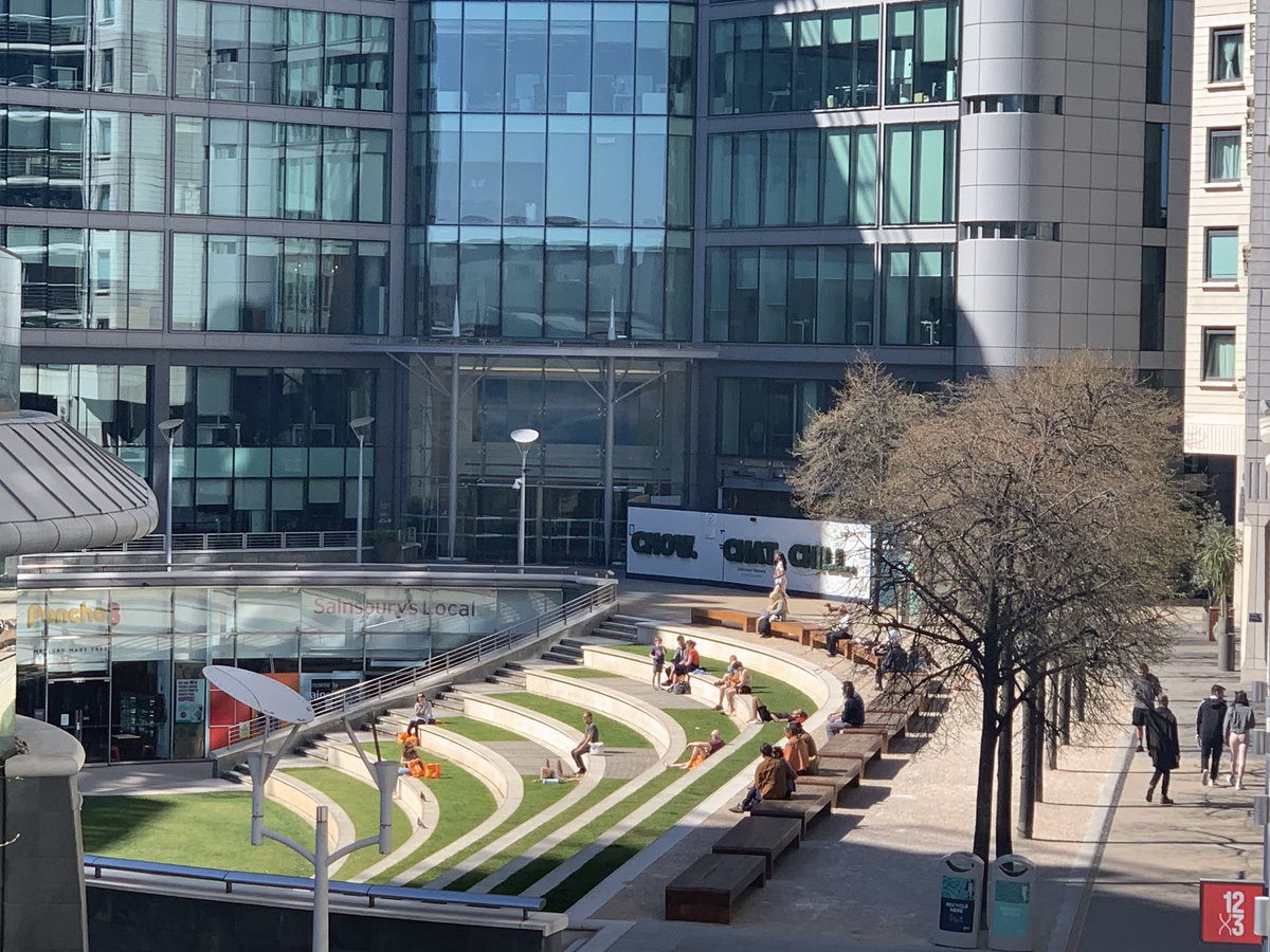chrotania's tweet photo. So this is @PaddingtonCen #SheldonSquare right now abiding by the #StayHomeSaveLives only go out for exercise, groceries and pharmacy rules during the #lockdownuk . Sunbathing isn’t on the list of ok activities to do. Stop spreading the virus covidiots. Go home! https://t.co/sYVZs4p5gf