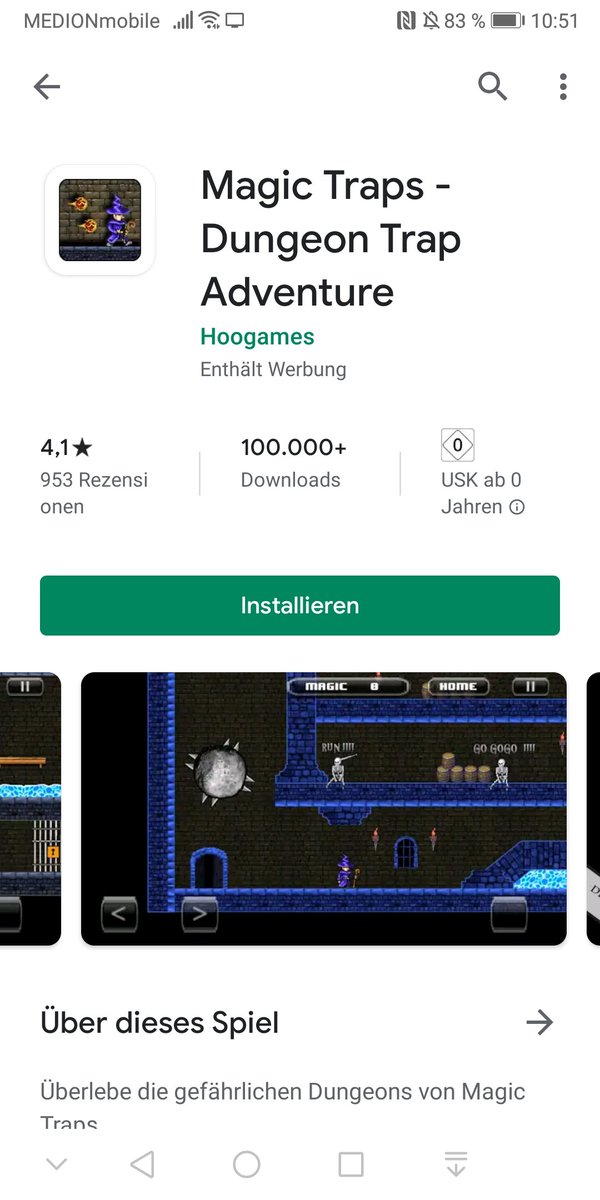 Hoogames's tweet photo. Thanks for all downloads :). We have on #GooglePlay 270k+ download. :)
Magic Traps for #Android and #iOS for #free

Android: https://t.co/QFFELneLUM

iOS:https://t.co/MmFgtmoddy

#StayHome
#wirbleibenzuhaus #IndieGameDev #indiegames #pixelart #gamedev #buildbox #nocode #FreeGames https://t.co/5sF7zxvhaB