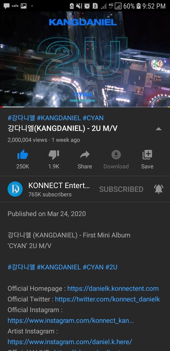 eejah_99's tweet photo. 2M views 💙💙
#2ukangdaniel #kangdaniel #강다니엘 https://t.co/03gb4YjZK1