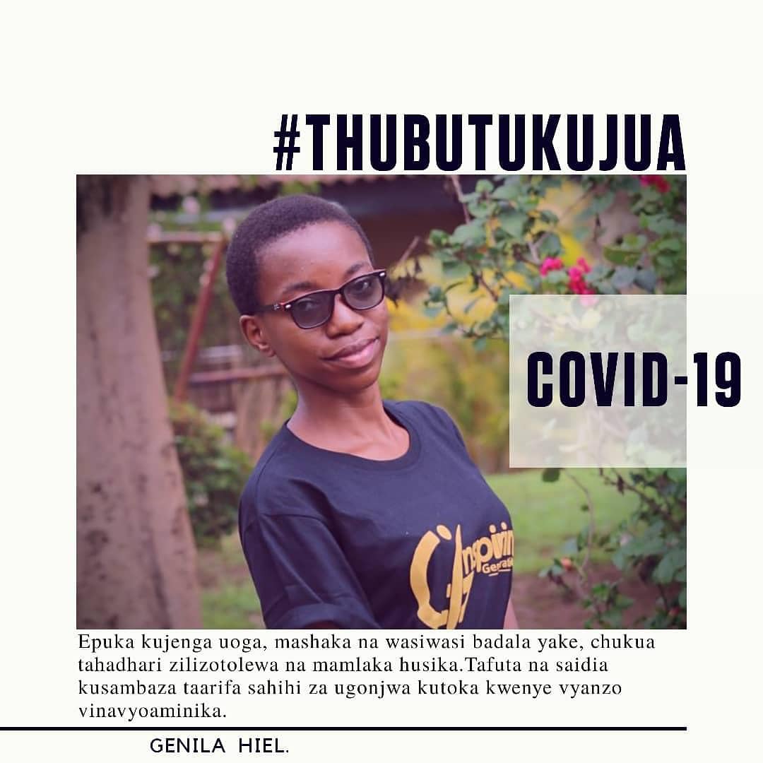 MsGenila's tweet photo. "Epuka kujenga uoga, wasiwasi, mashaka badala yake chukua tahadhari zilizotolewa na mamlaka husika.."
@priyoafrica @JohnMbundi @ScholaDecaprado @VwalaViola
@umwalimu 
#THUBUTUKUJUA #DARE2BEAWARE https://t.co/F7521E22DD