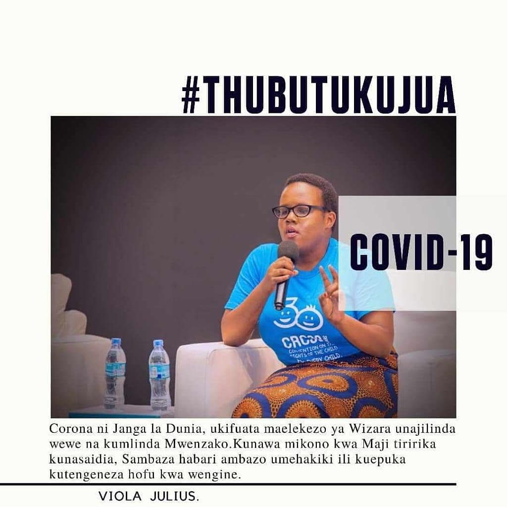 MsGenila's tweet photo. "Epuka kujenga uoga, wasiwasi, mashaka badala yake chukua tahadhari zilizotolewa na mamlaka husika.."
@priyoafrica @JohnMbundi @ScholaDecaprado @VwalaViola
@umwalimu 
#THUBUTUKUJUA #DARE2BEAWARE https://t.co/F7521E22DD