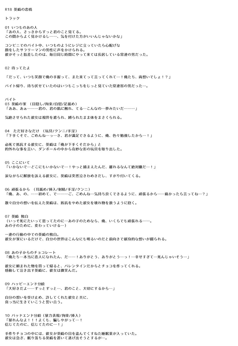 葵崎
2枚目はもし葵崎のr18シチュドラマがあったらって考えた内容(性的注意) 