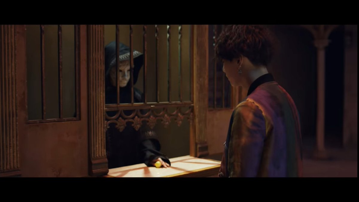 We all saw Fake Love MV teaser and the sentence that goes:"Magic Shop is a psychodramatic technique that exchanges fear for a positive attitude"In FL, the BU characters exchange their fears for a positive moment but it does not work, does it? @BTS_twt