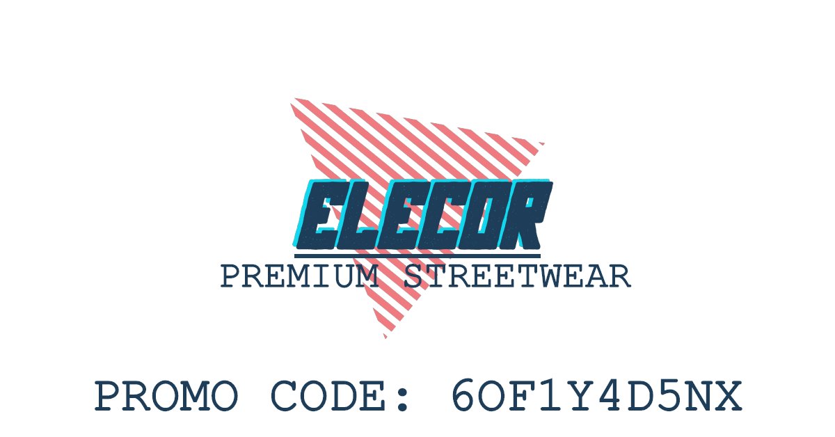 elecor6's tweet photo. GET 2$ OFF YOUR NEXT PURCHASE! (STOREWIDE)

📣 PROMO-CODE: 6OF1Y4D5NX (UNTIL 12/04/20)

#streetwear #streetwearfashion #streetweardaily #streetwearstyle #streetwearaddicted #streetwearculture #streetwearclothing #urban #apparel #shop #shopping #sales https://t.co/OLHPl4YFBV