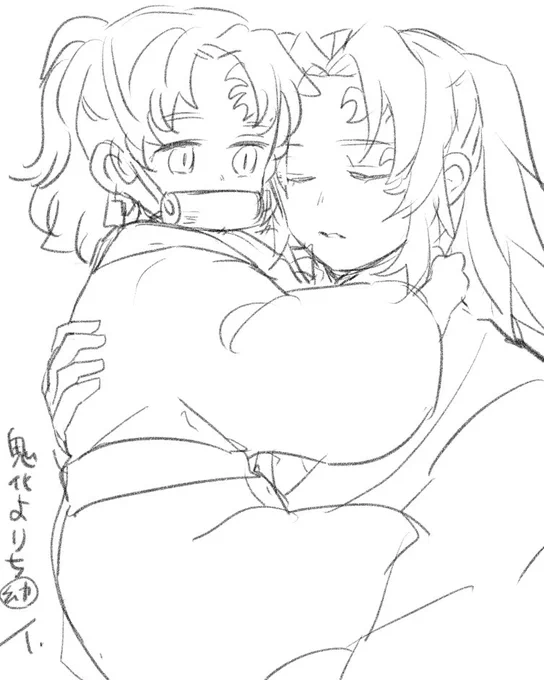 鬼化よりち幼バージョン
兄(何故抱っこ…?) 
