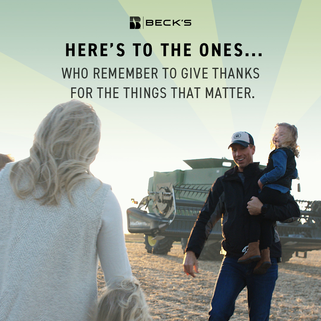 BecksHybrids's tweet photo. Gratitude.
It's a choice. 

It’s giving thanks for the things that matter; 
A community that comes together when you need it the most, a family that lifts you up, &amp; a faith that keeps you grounded.

Better days will come. 
You were made for this. 
#ThankYouFarmers
#ItTakesHeart https://t.co/HSYp0Ef5MD