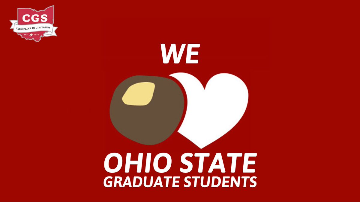 cgsosu's tweet photo. It’s our favorite week of the year 🥰♥️😍, National Graduate and Professional Student Appreciation Week!
Be sure to show your appreciation to @OhioState graduate students this week ♥️
https://t.co/D1OKr4lshl
#OSUGradLove #NGSAW https://t.co/q5SgFWp5Qh