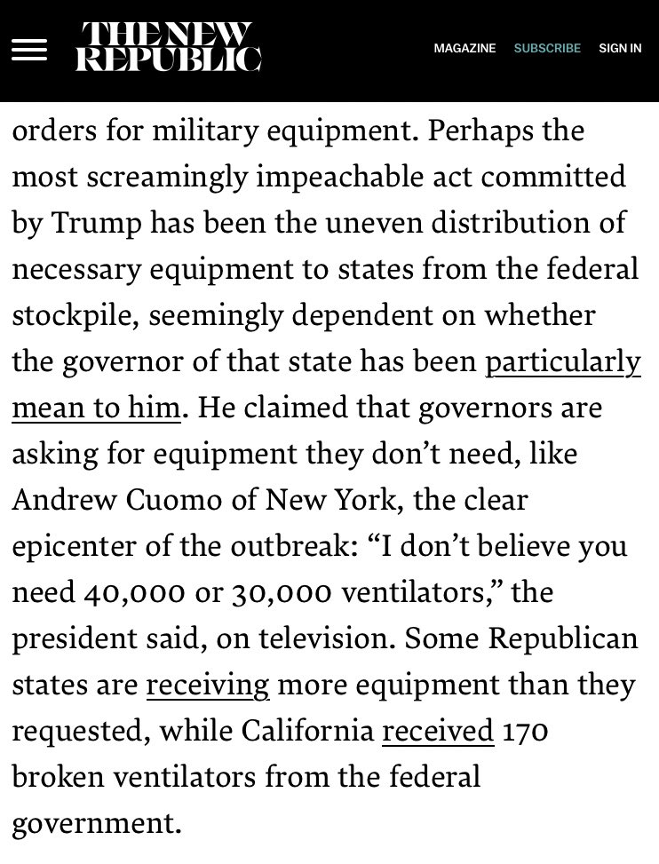 . @libbycwatson is spot on  https://newrepublic.com/amp/article/157174/impeach-trump-again-coronavirus?__twitter_impression=true