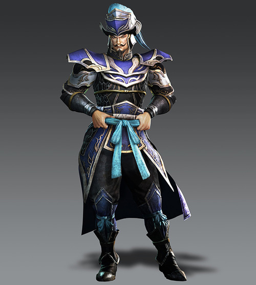 Zhang Liaocool hat, cool moustache, cool EVERYTHING. Fuck Koei for swapping his guandao for axes. Strong & a little shy, which is IDEAL. Unexpectedly ship bait bc he has rivalries with like 10 characters. Well, those characters have rivalries with him, he's just like "haha well"