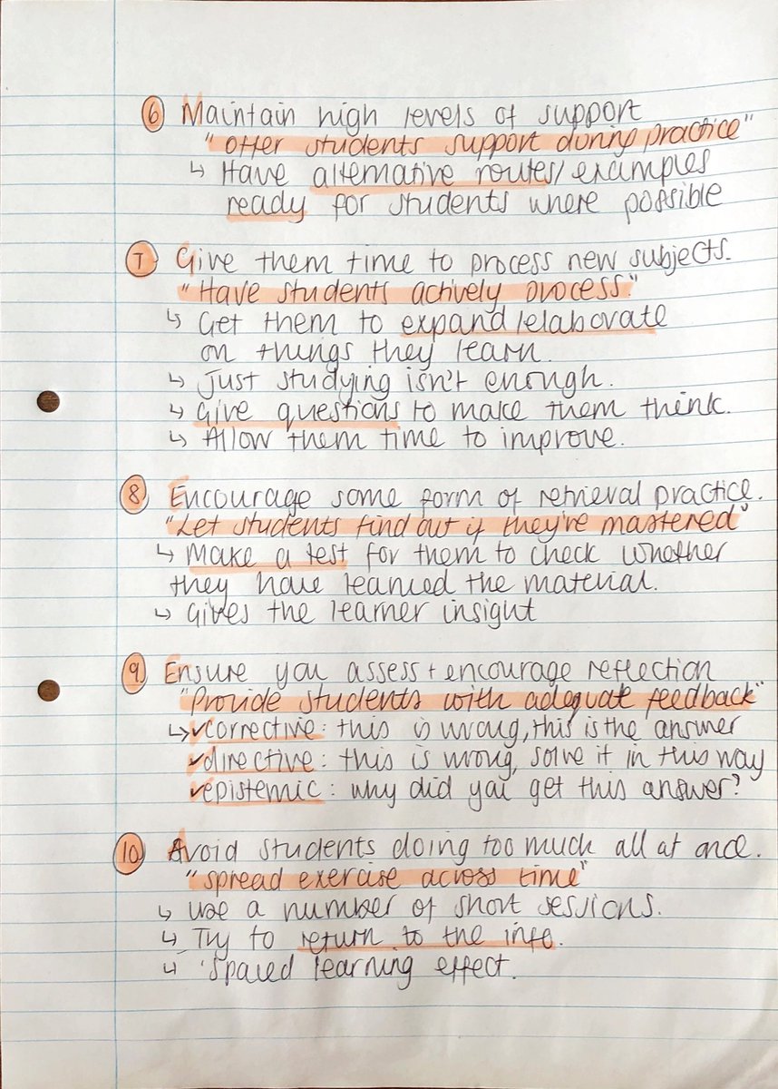 LauraLolder's tweet photo. Really enjoying dipping in and out of this CPD opportunity this weekend when I get a couple of minutes. Massive thanks to @researchED1 - here are my notes on  @P_A_Kirschner and @HFletcherWood on distance learning it useful/if you miss them 🤓📚 #rEDDurringtonLoom https://t.co/OJN6MgdySd