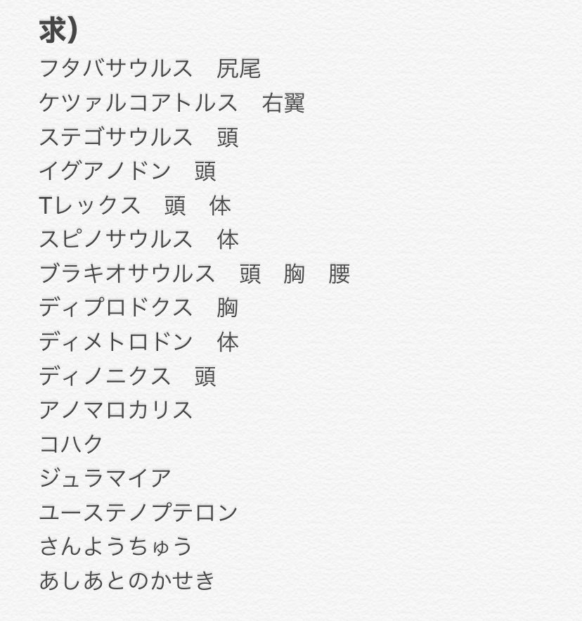 怠け者 化石の交換お願いします 出 画像1枚目 求 画像2枚目 パスワード公開だと不安な方もいると思うので リプ Dmどちらでも可です あつまれどうぶつの森