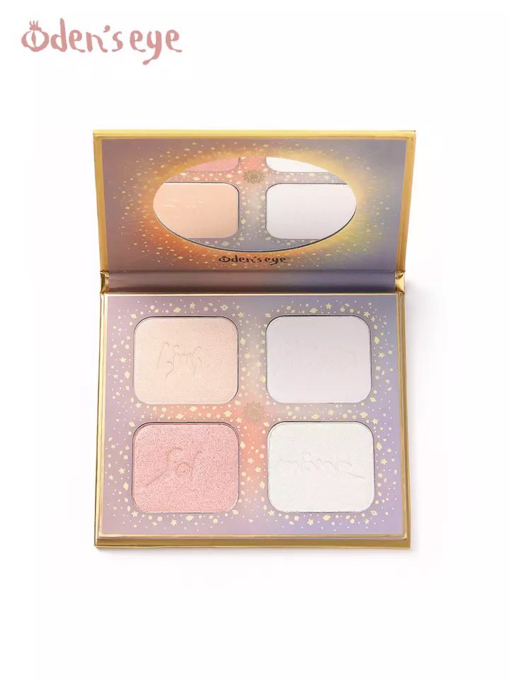 秘密 Mimi 中国コスメを1 3日でお届け Oden S Eye Solmane Highlighter Palette 4000円 T Co P6fcbbg7ra シマーなハイライト4色パレット ラベンダー シャンパンゴールド ホワイトに ミントグリーン 初心者さんも上級者さんも納得の