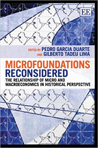 Our 21st book in our list is Pedro Duarte ( @P_G_Duarte) and Gilberto Tadeu Lima’s “Microfoundations Reconsidered: The Relationship of Micro and Macroeconomics in Historical Perspective” https://www.amazon.com/Microfoundations-Reconsidered-Relationship-Macroeconomics-Perspective/dp/1781953309 #QuarentineLife  #Books  #ReadingList