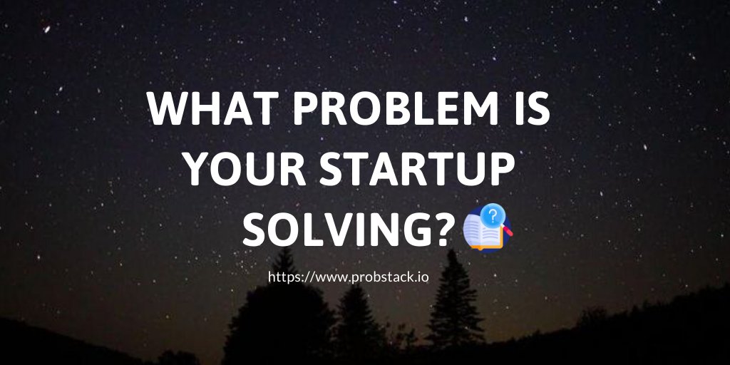 ProbstackHQ's tweet photo. What problem is your startup solving?
#Problems #Ideas #Startup #Entreprenuer #Business #Success #Failure #WorthIt #Probstack
π§π‘π€ https://t.co/ZHAWFCO3Xj