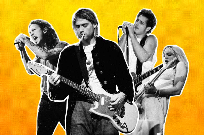 RollingStone's tweet photo. From Nirvana to Alice in Chains, we count down the 50 greatest grunge albums https://t.co/6K9sLta2hL https://t.co/bDiRfsC6xL