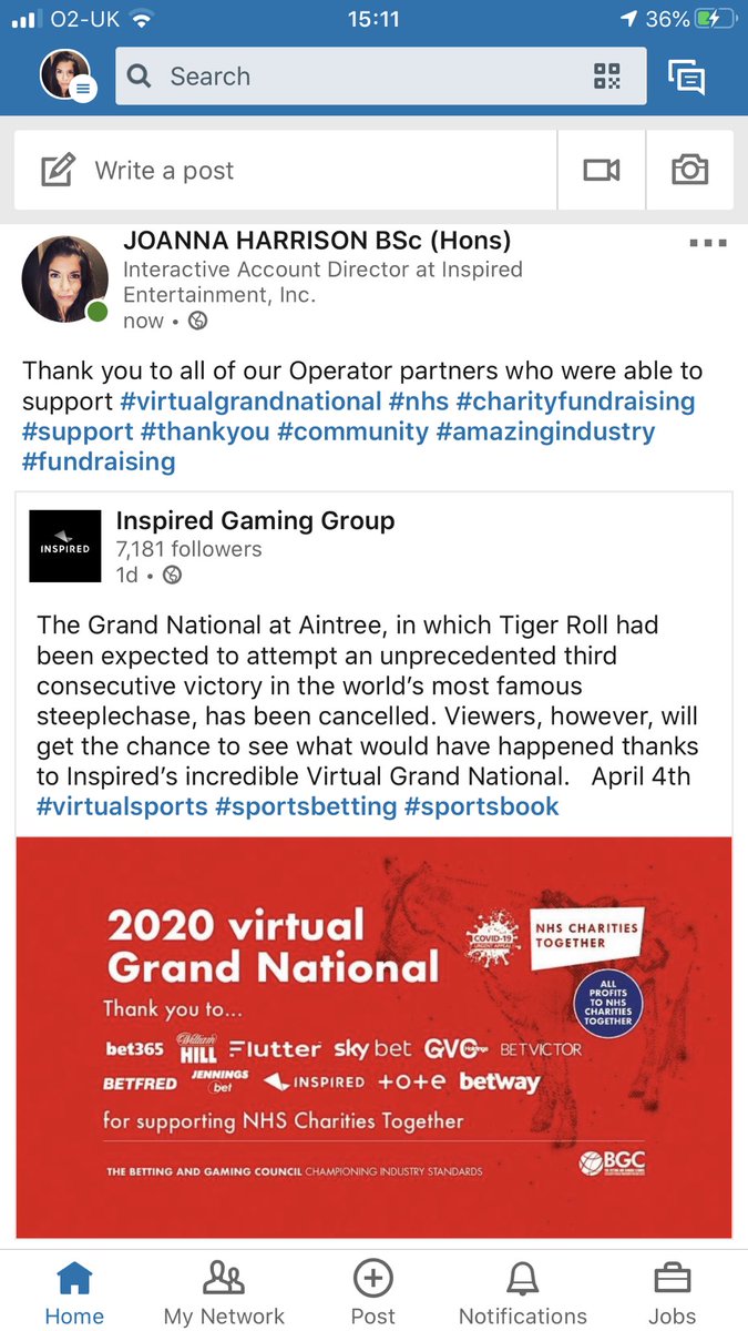 #VirtualGrandNational #VGN2020 #NHS #charityfundraising #amazing #support #InThisTogether #communityspirit #thankyou