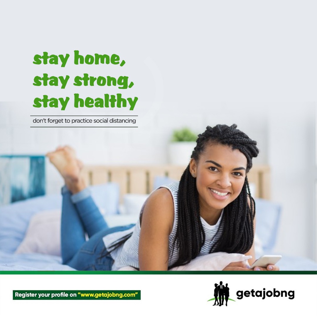 getajobngr's tweet photo. Staying home is the least we can do to slow the spread of the pandemic.
Get closer to your family. Talk, play games and have fun with them. Every cloud has it's silver lining.

#getajobng #getajob #cileasing #sunday #safetyfirst #staysafe #stayhome #family #covid-19 https://t.co/d7DIOAfx6M